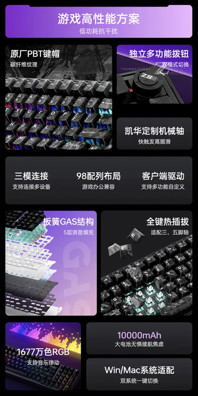 ThundeRobot ZERO98 mechanical keyboard