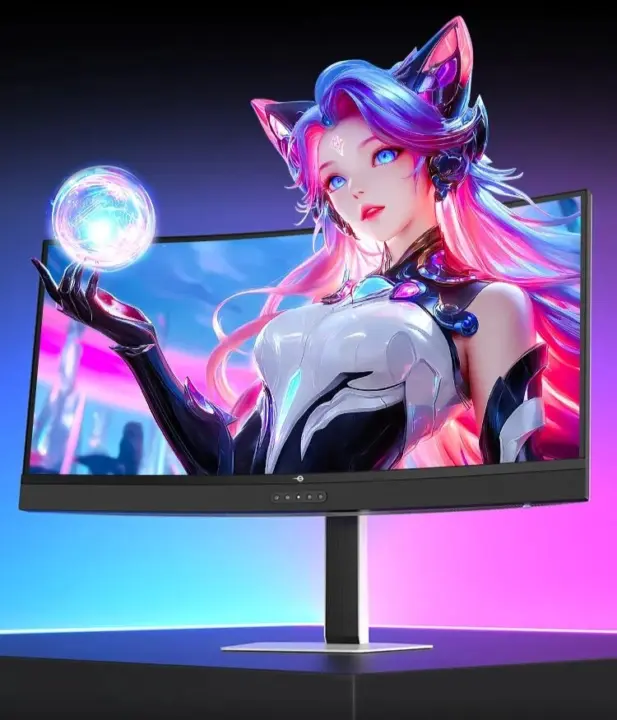 Titan Army M34E7S Monitor Brings 240Hz QD Mini LED to 34-Inch Curved Displays