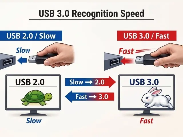 USB 3.0 Speed Drops to 2.0 If You Plug It In Too Slowly