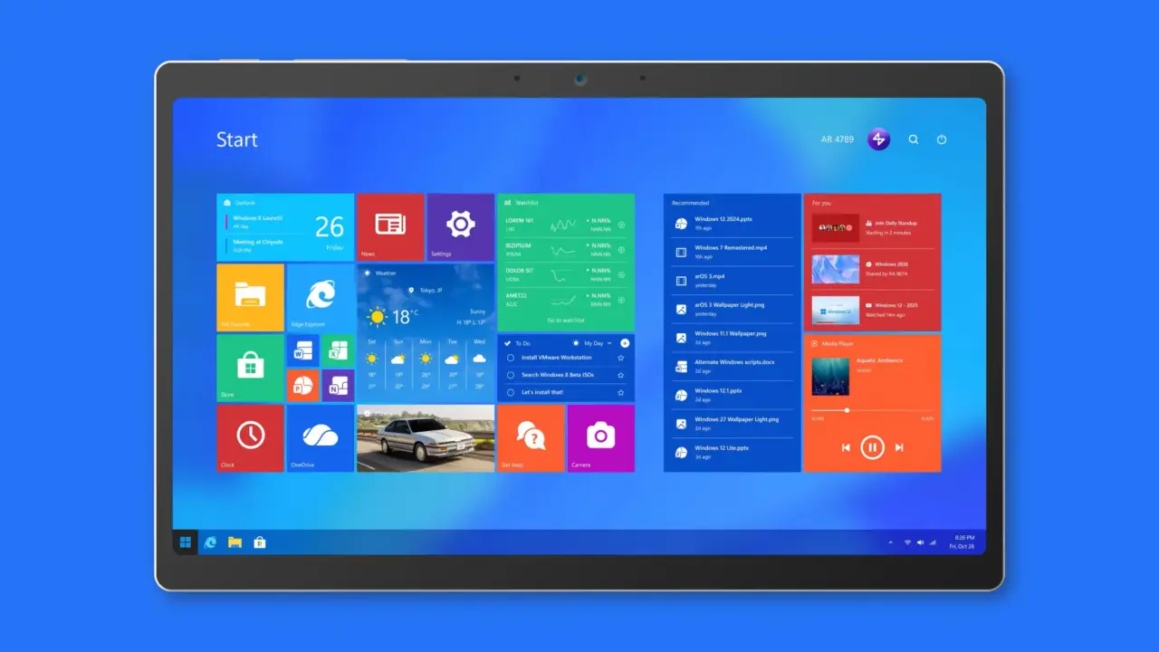 Windows 8 Remastered Concept Adds Taskbar to Restore Start Button
