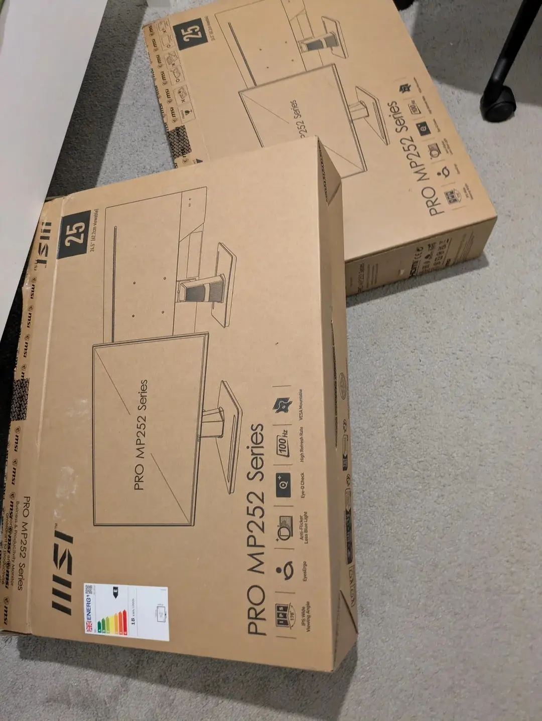 MSI PRO MP252 monitor specifications