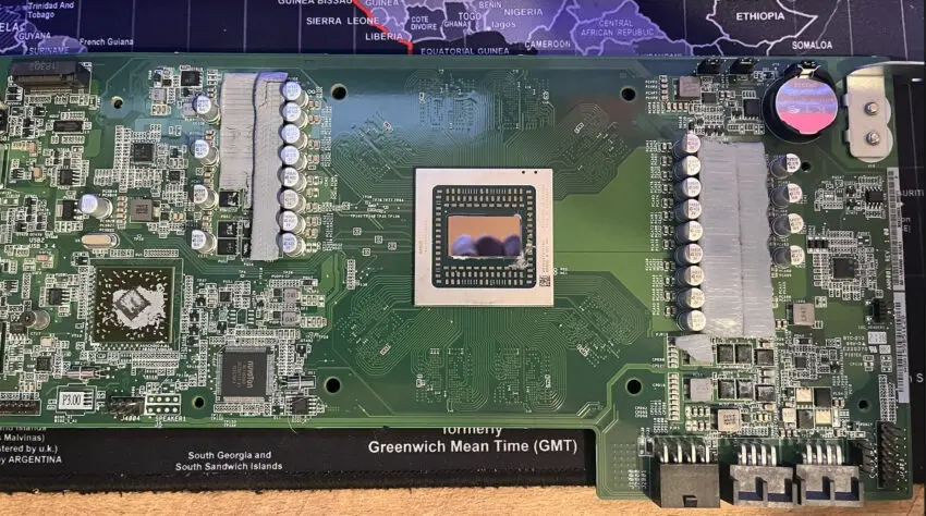 AMD BC-250 mining card modified for gaming