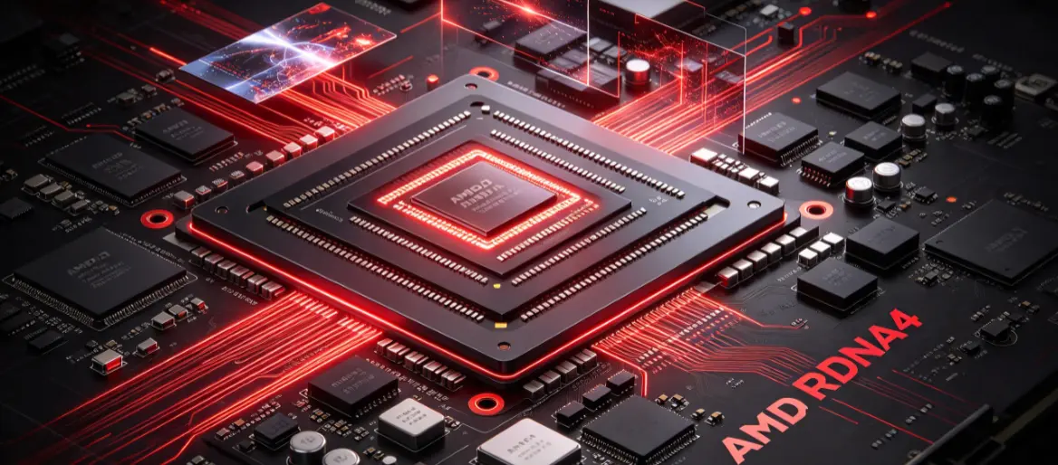 AMD RDNA 4 graphics architecture concept