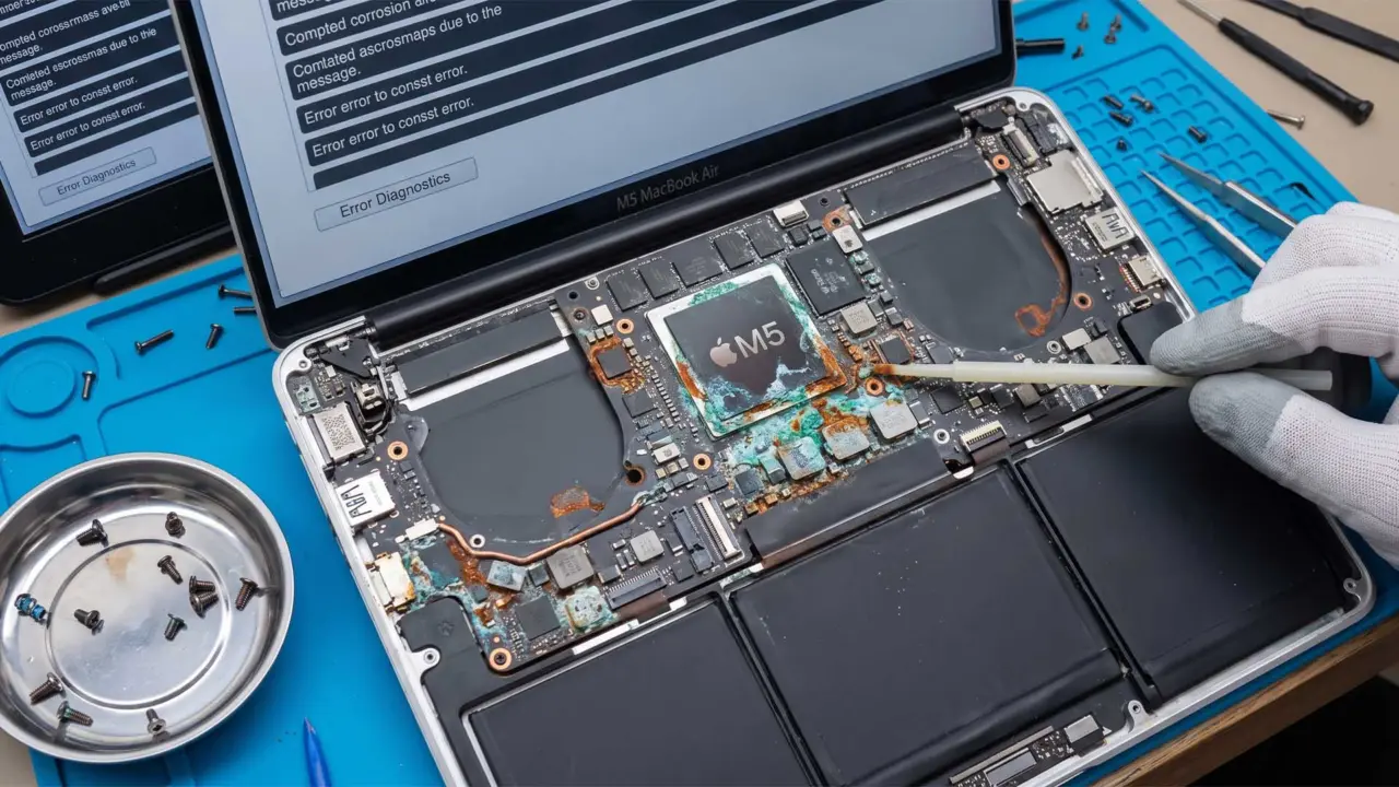 Apple Denies M5 MacBook Air Warranty Over Liquid Damage Claim