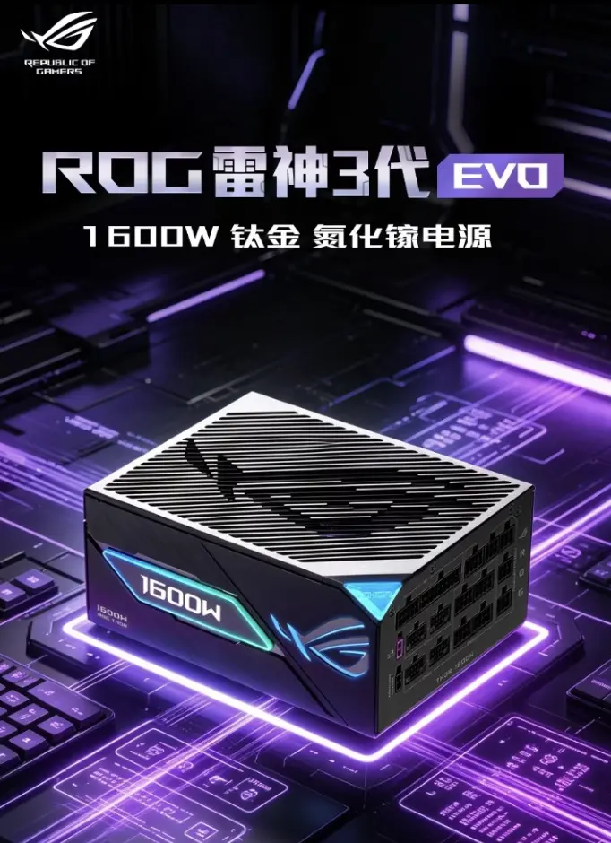 ASUS ROG Thor III 1600W EVO Titanium power supply unit