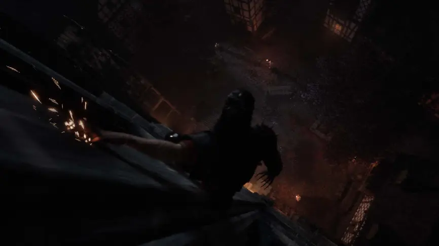 Blood of the Dawnwalker gameplay screenshot showing vampire form