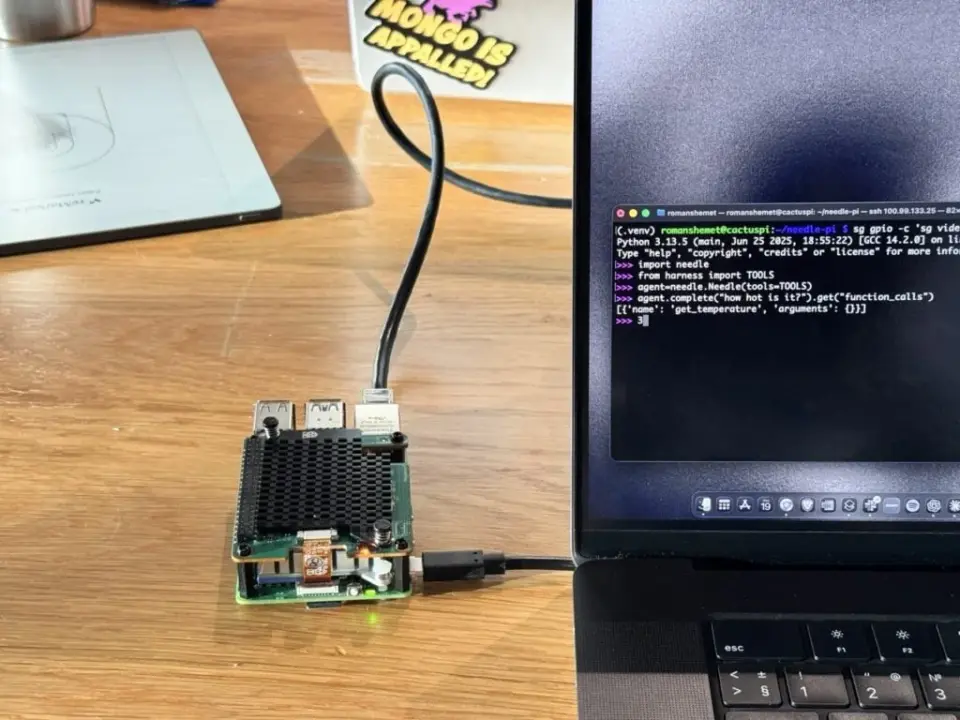 Cactus Compute Needle 2 Brings AI to Raspberry Pi 5 for 14MB