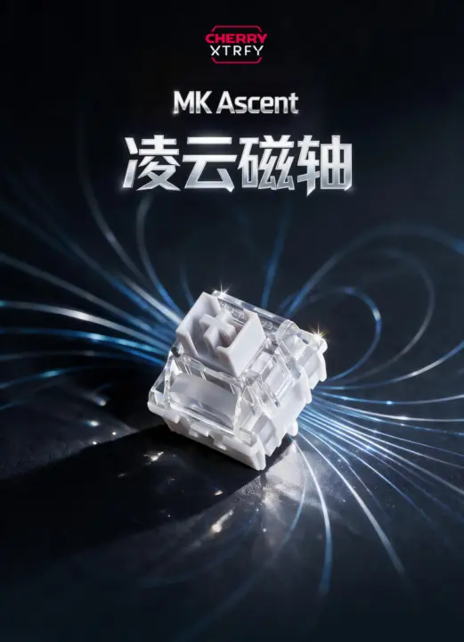 CHERRY XTRFY MK Ascent Magnetic Switch Launches with Transparent Housing