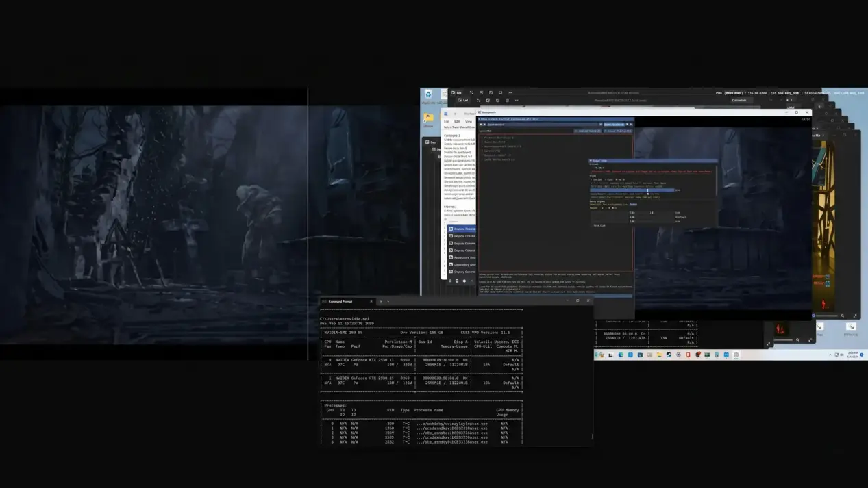 Neural Coprocessor plugin interface showing DLSS 5 dual-GPU configuration