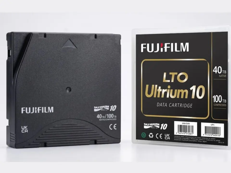 Fuji LTO-10 tape offers 100TB compressed capacity and 30-year lifespan for $494