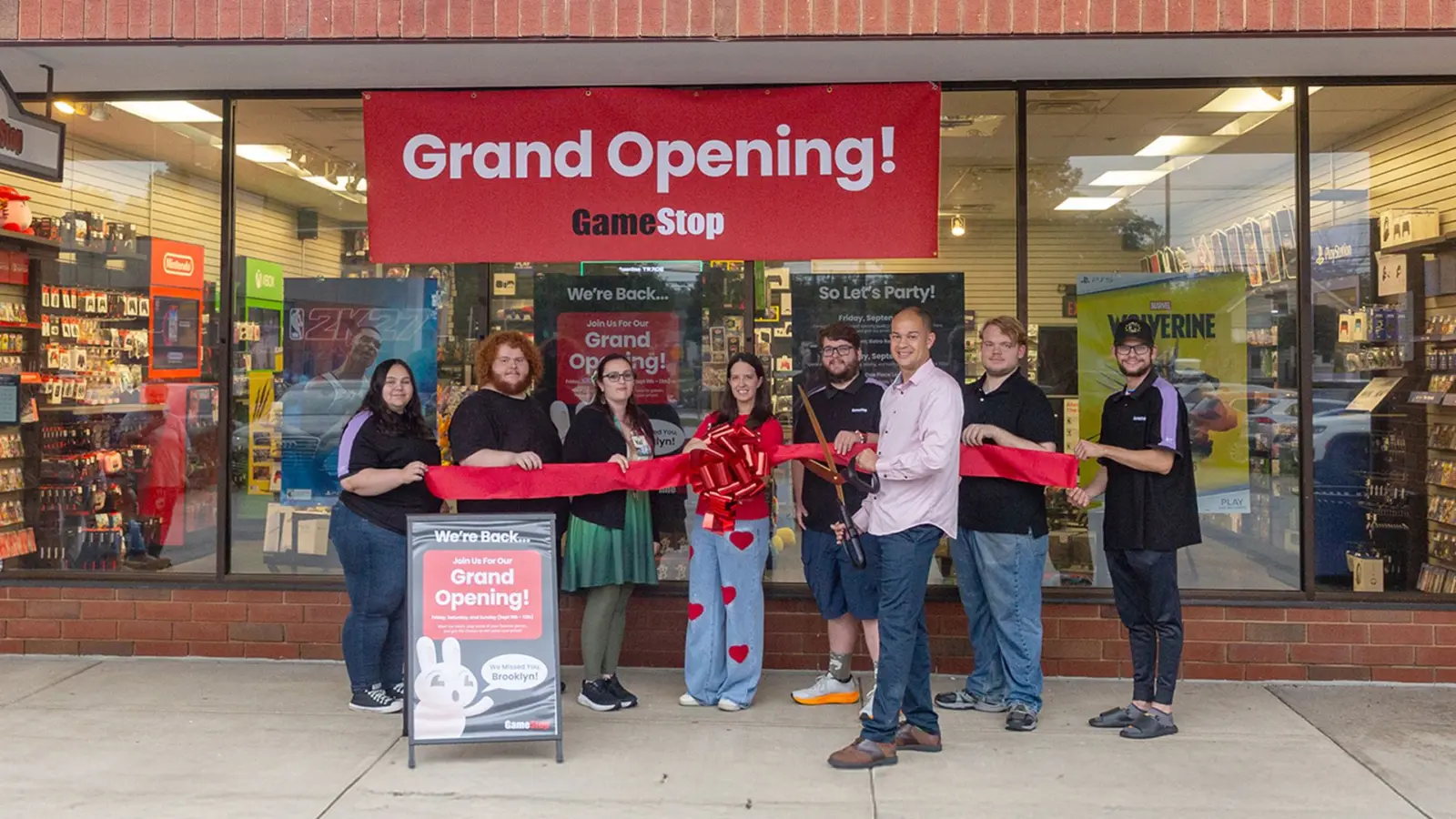 GameStop storefront exterior