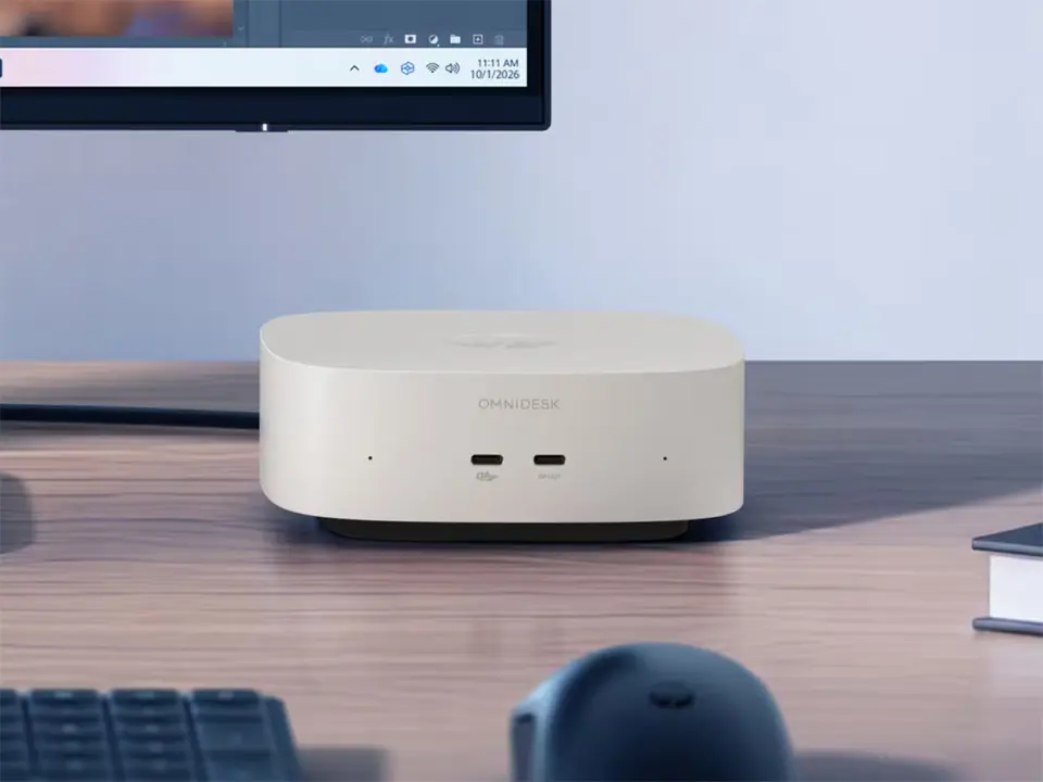 HP quietly updates OmniDesk mini PC with 128GB UFS storage and Intel Core 3 304