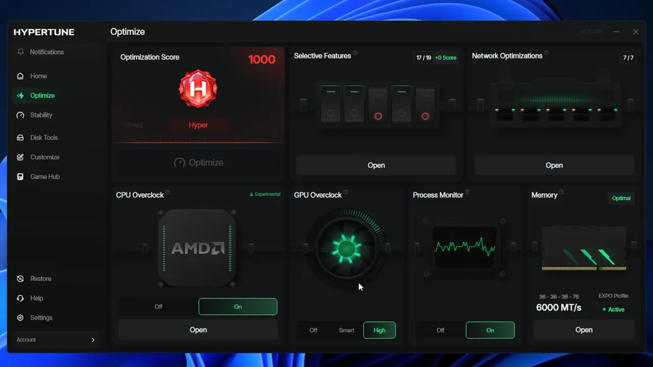 Hypertune Auto-Overclocking Tool Claims Up to 60% FPS Boost