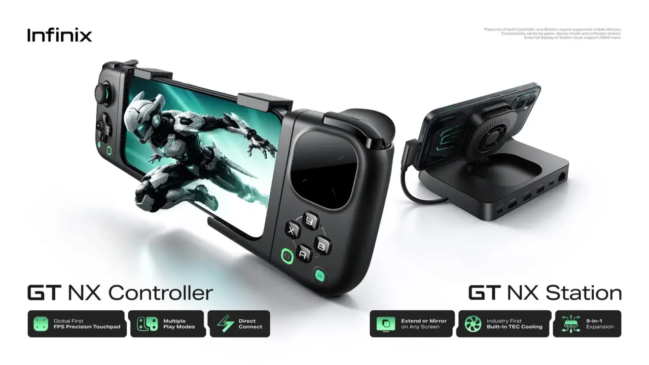 Infinix introduces GT NX controller with industry-first pixel-level FPS touchpad