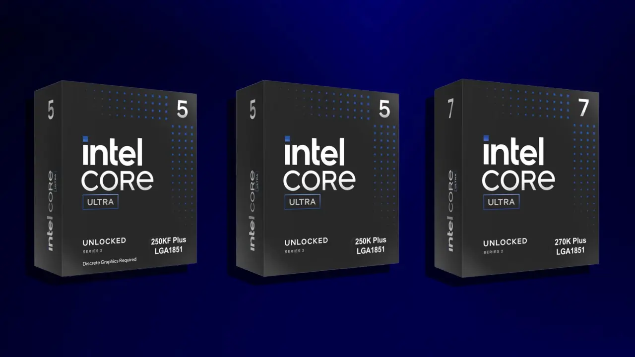 Intel Intel Core Ultra 5 250KF, Intel Core Ultra 5 250K, Intel Core Ultra 7 270K