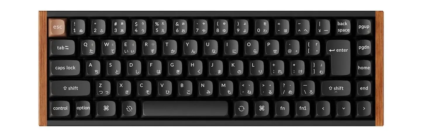 Keychron K6 Ultra 1K·ZMK keyboard with wooden trim