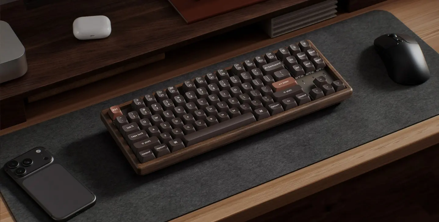 Keychron K8 HE Full Wood Special Edition keyboard