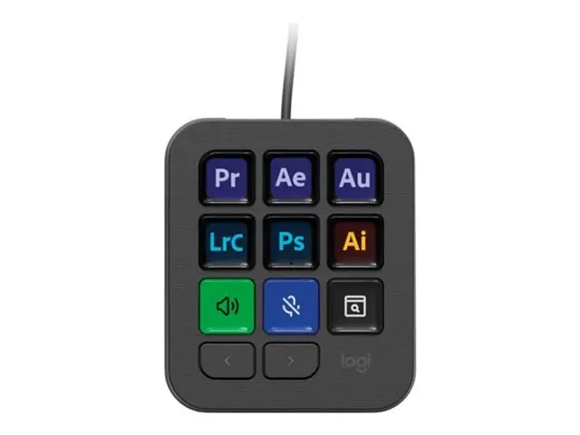 Logitech MX Keypad with full-color LCD keys