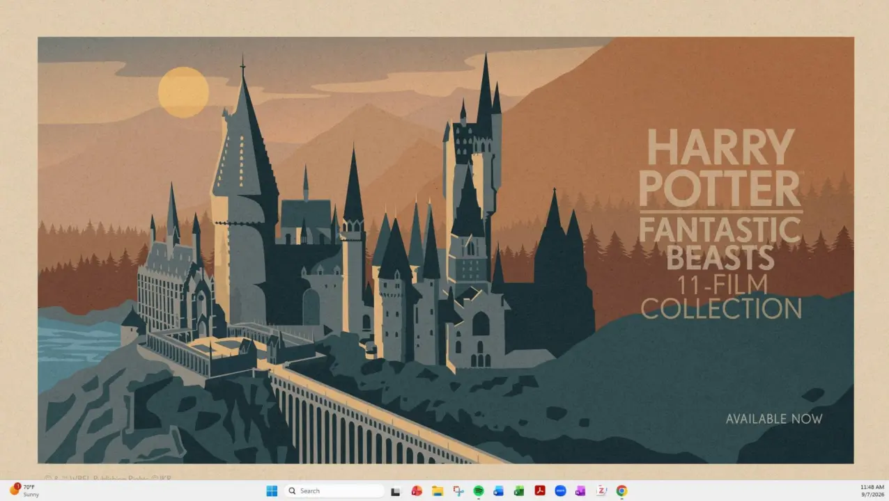 Microsoft Bing Wallpaper Now Shows Harry Potter Ads on Windows 11