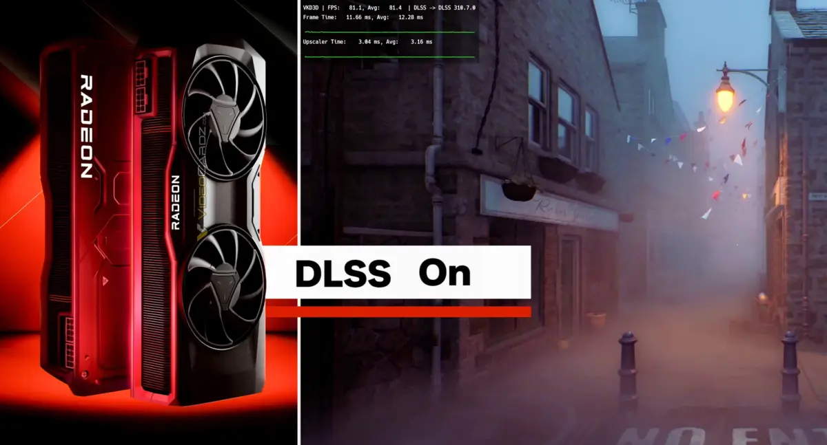 Modder runs official NVIDIA DLSS on AMD Navi 32 GPUs using ZLUDA