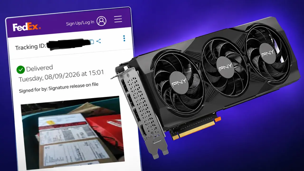 NVIDIA RTX 5070 Replacement Stolen After Unauthorized FedEx Delivery