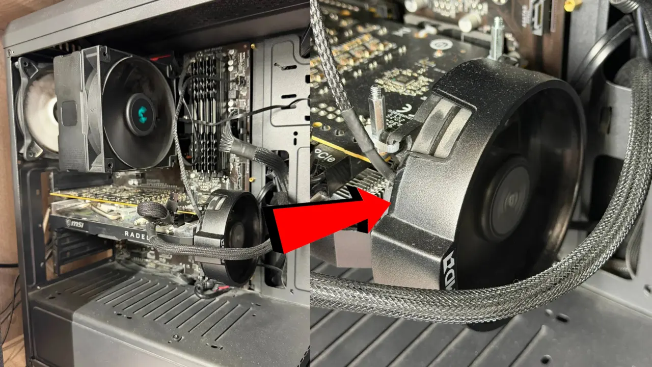RX 5700 XT Hotspot Drops 23°C After User Adds Bolt-On Fan and Undervolt
