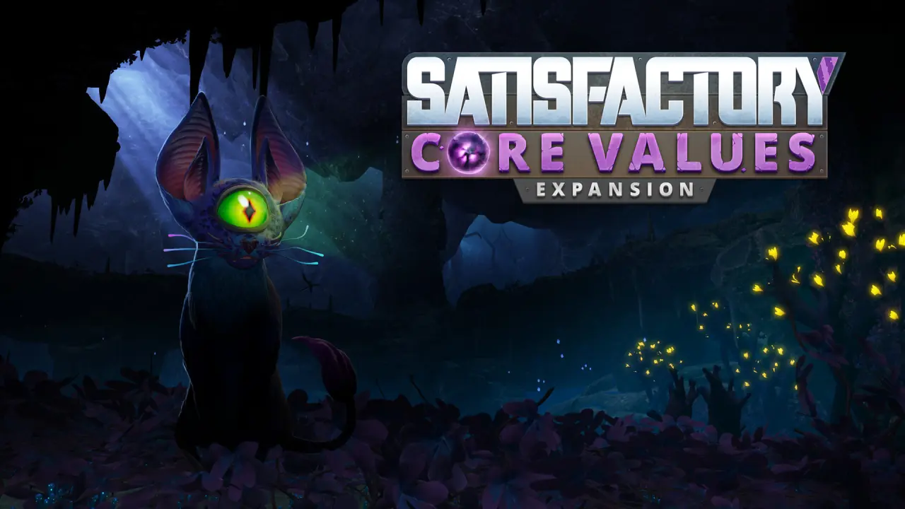 Satisfactory Core Values expansion adds underground factory building