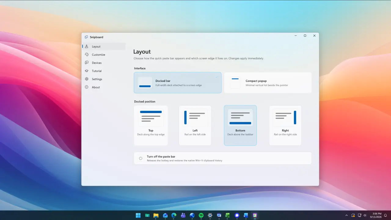 Stardock Snipboard