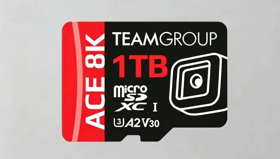 TeamGroup ACE 8K MicroSDXC Launches With 1TB Capacity and 160MB/s Speeds