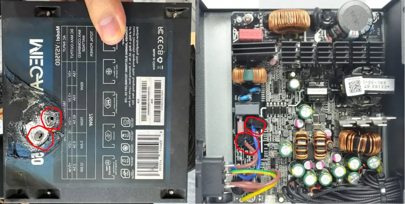 VSP MegaMax 750W power supply unit