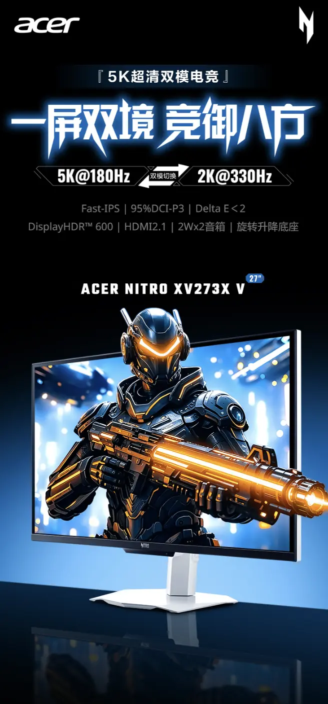 Acer XV273X V 27-inch monitor