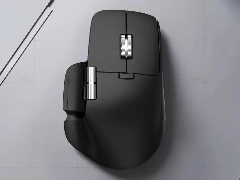 Akko MX01 office mouse features dual scroll wheels and magnetic levitation for $44.75