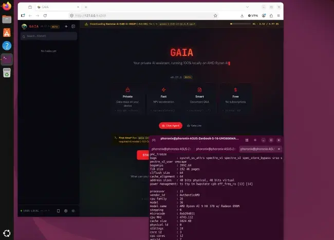 AMD GAIA 0.25 cuts installation size by 90% to fix 16GB RAM crashes