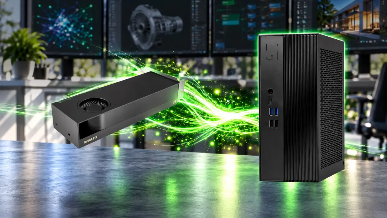 ASRock DeskSlim Desktops Ship With RTX Pro 4000 and 2000 GPUs for AI Workloads