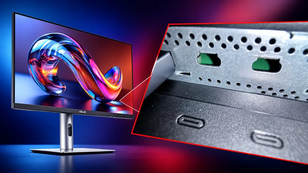 ASUS Returns $1,300 ProArt Monitor With Two USB-C Ports Missing After RMA