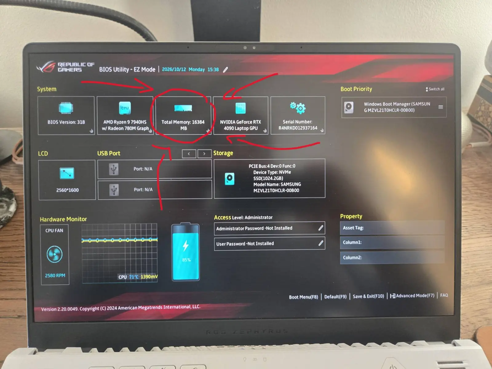 ASUS ROG Zephyrus G14 laptop
