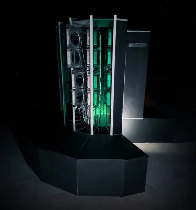 Spanish Computer History Museum Cray-1 Replica Cluster