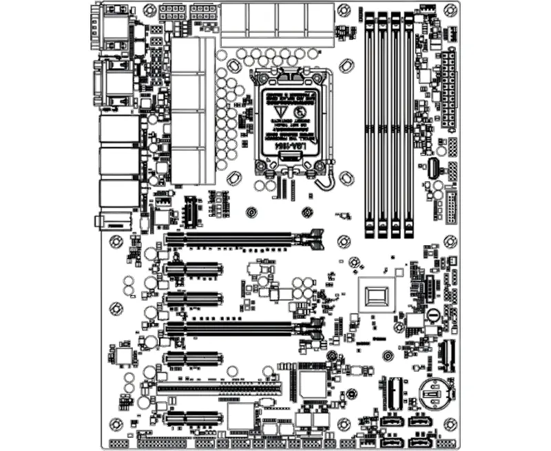 Decenta M26-NVLS-ATX09 Motherboard Confirms Intel B960 and Q970 Chipset Support