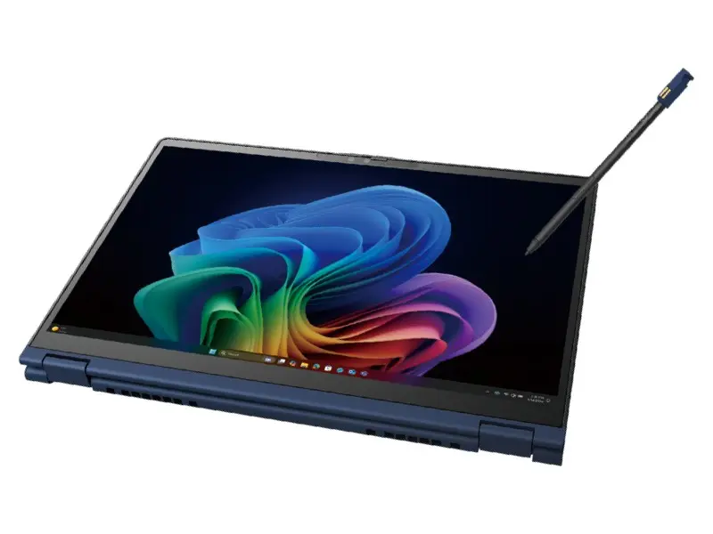 Dynabook V83/PA is a 989g convertible laptop with Wi-Fi 7 and a stylus charging slot