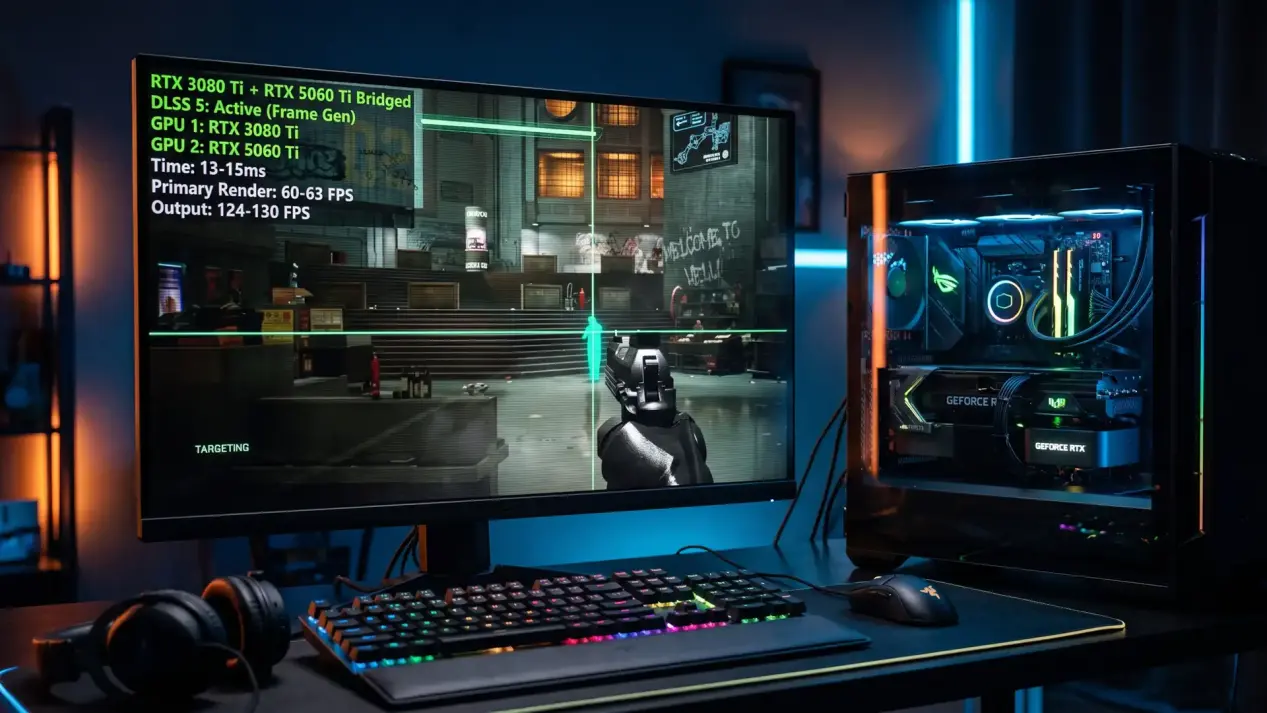 Experimental GPU Bridge software doubles 2K frame rates to 130 FPS using dual RTX cards