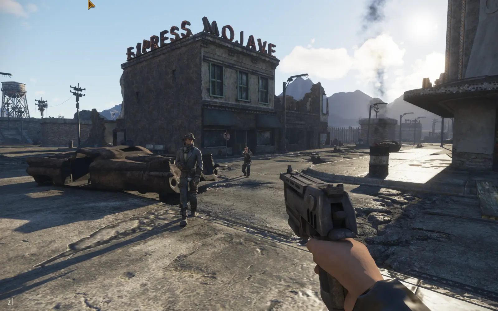 Fallout: New Vegas with path traced lighting and physically based sky