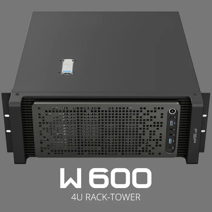 FSP W600 4U chassis supports SSE-EEB boards and 8 expansion slots