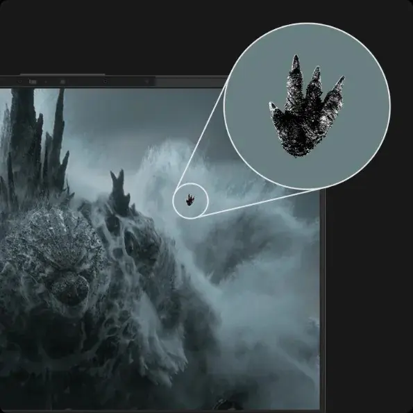 Fujitsu FMV Zero Note U WU3G-L3 laptop with Godzilla branding