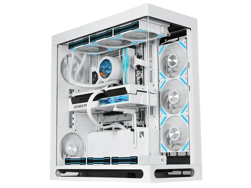 HAVN HS 360 case launches for around $149 with curved glass and back-insert motherboard support