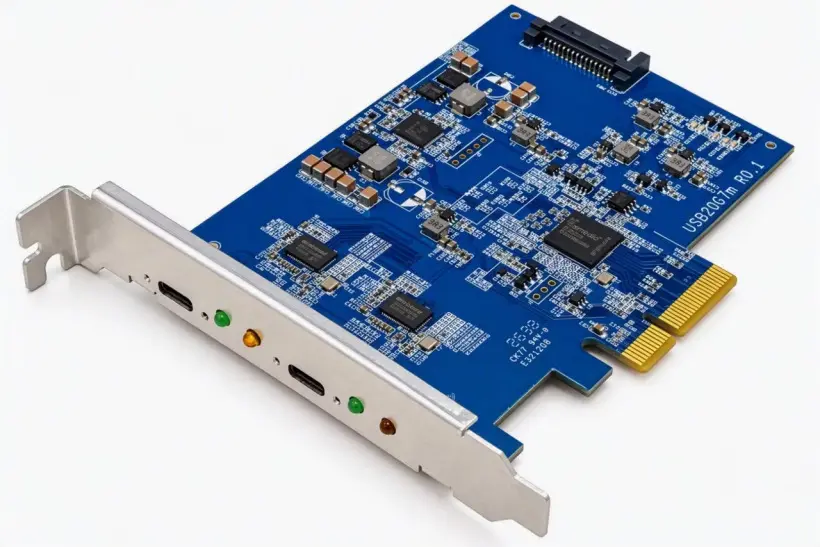 Infineon USB-C 20Gbps PCIe AIC Reference Design