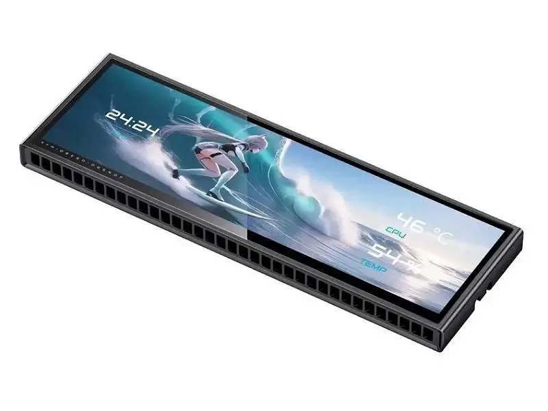 JONSBO DS360MAX turns 360mm radiator slots into 14.5-inch telemetry displays