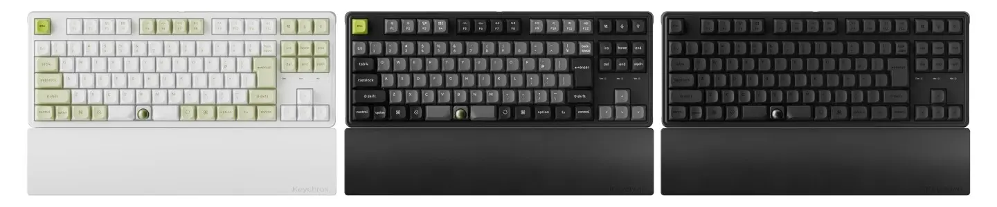 Keychron C3 Pro Trackball 8K keyboard with split spacebar and central trackball