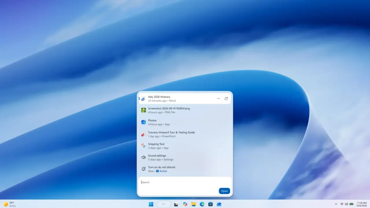 Microsoft Windows Search