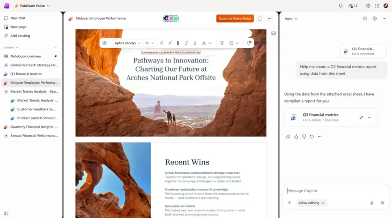 Microsoft upgrades Copilot Notebooks to directly challenge Google NotebookLM