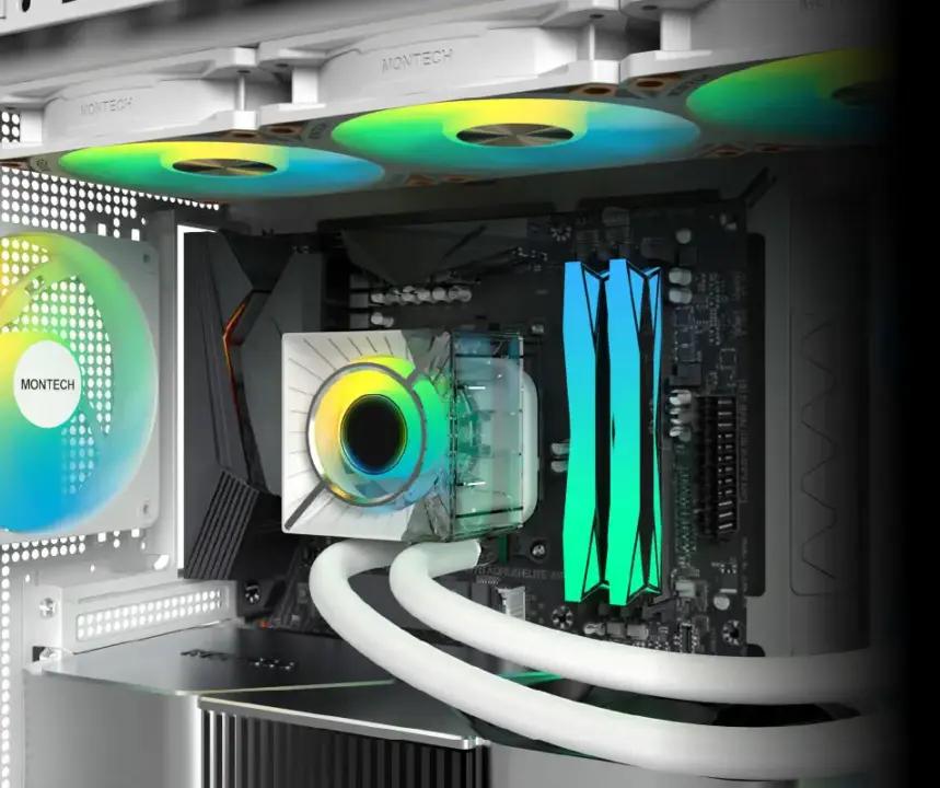 Montech CyberFlow AIO CPU Cooler Launches with 3500 RPM Pump and Dedicated VRM Fan